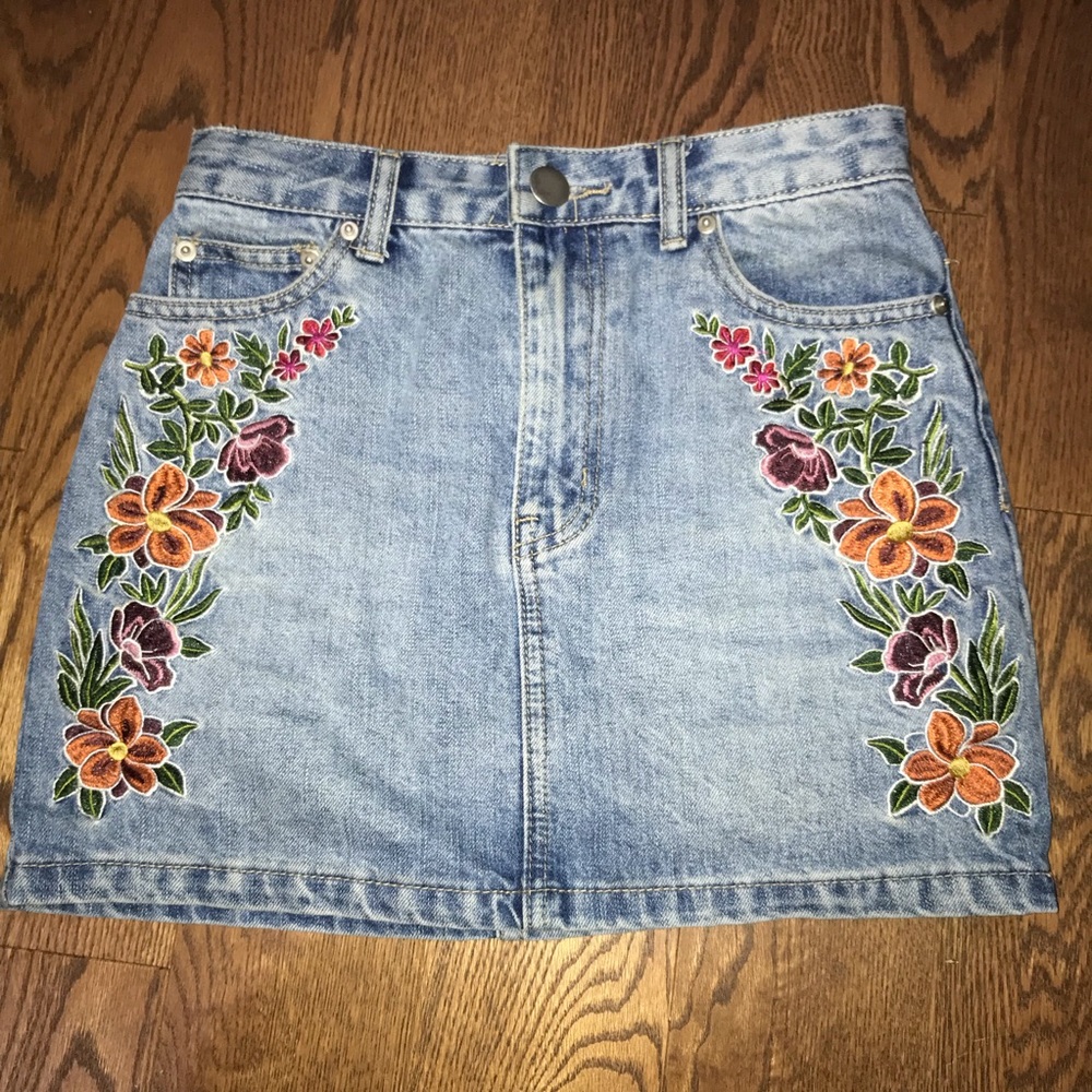 jean skirt